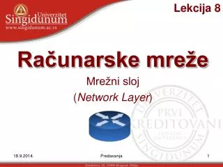 mre ni sloj network layer