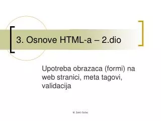 3 osnove html a 2 dio