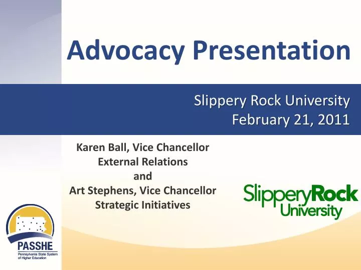 advocacy presentation