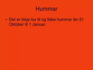 hummar