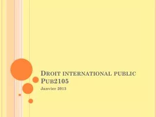 droit international public pub2105