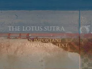 The Lotus Sutra