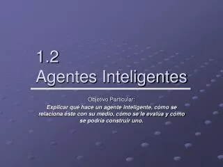 1 2 agentes inteligentes