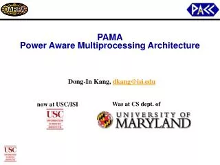 PAMA Power Aware Multiprocessing Architecture