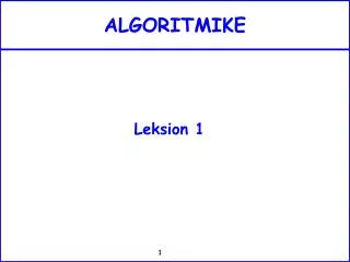 algoritmike