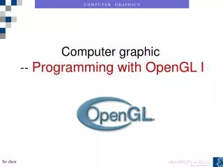 Computer graphic -- Programming with OpenGL I