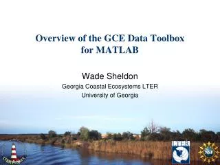 Overview of the GCE Data Toolbox for MATLAB