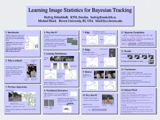 Learning Image Statistics for Bayesian Tracking