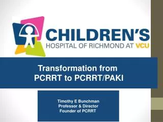 Transformation from PCRRT to PCRRT/PAKI