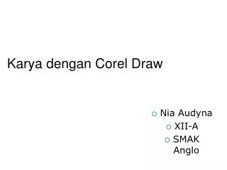 karya dengan corel draw