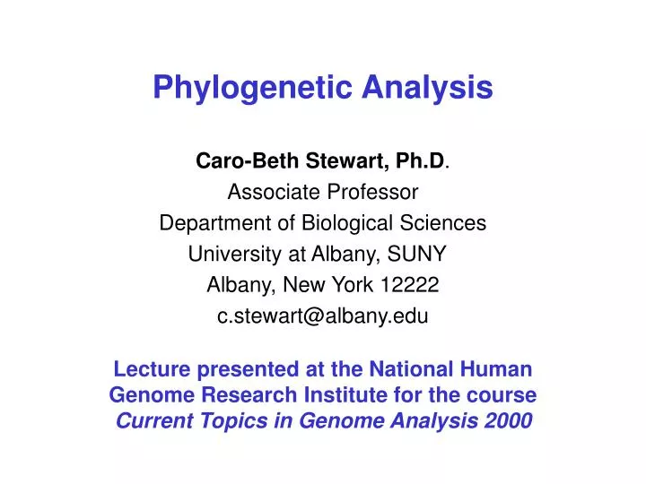 phylogenetic analysis