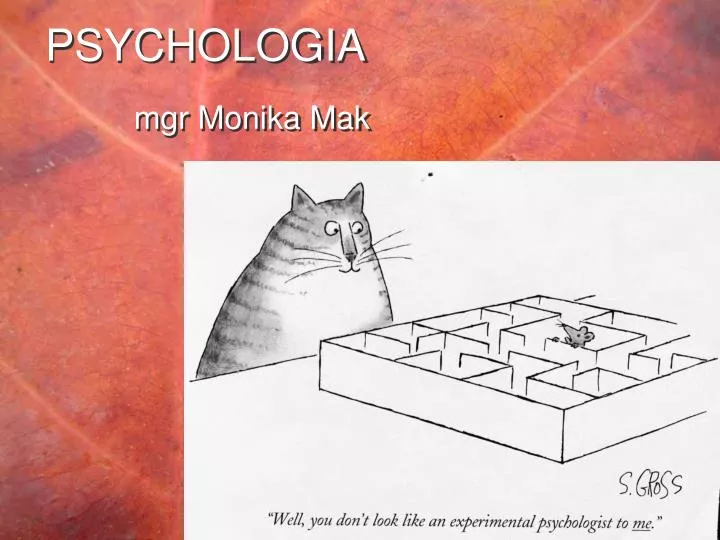 psychologia