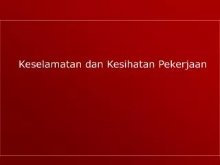 PPT - 3.6 Akta Keselamatan Dan Kesihatan Pekerjaan 1994 (OSHA ...