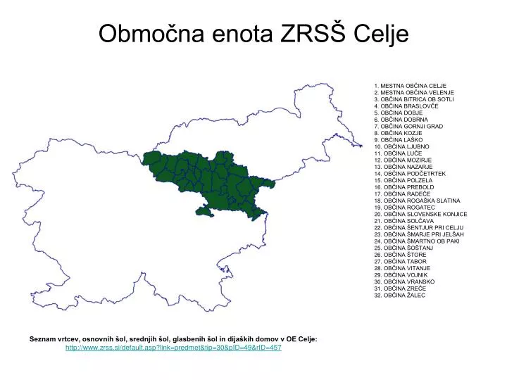 obmo na enota zrs celje