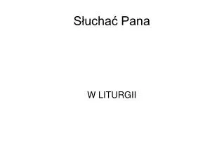 w liturgii