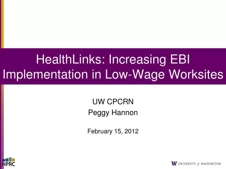 healthlinks increasing ebi implementation in low wage worksites
