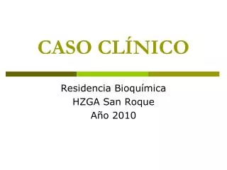 caso cl nico