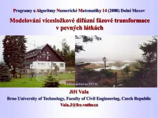 modelov n v ceslo kov dif zn f zov transformace v pevn ch l tk ch