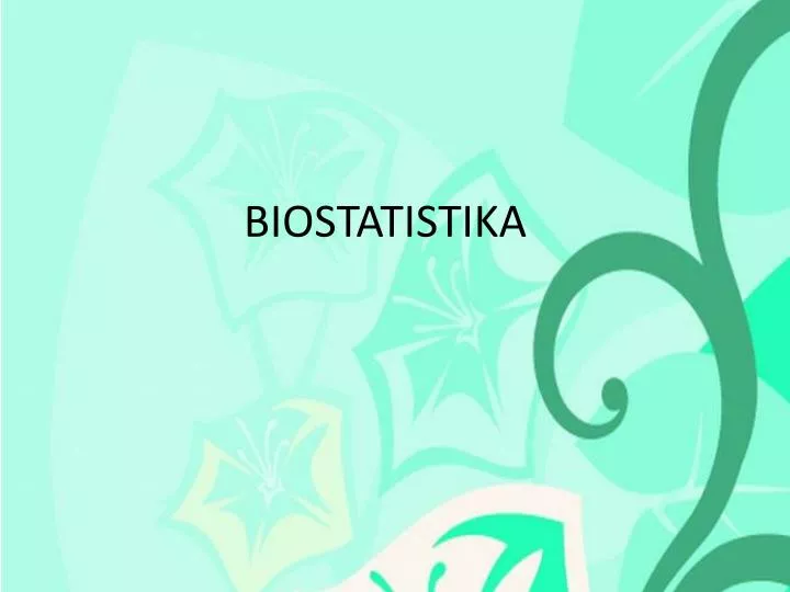 biostatistika