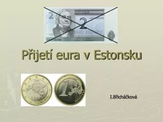 Přijetí eura v Estonsku