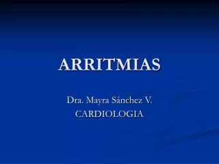 arritmias