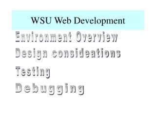 WSU Web Development