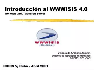 introducci n al wwwisis 4 0 wwwisis xml isisscript server