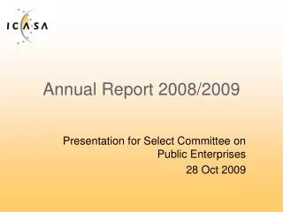 Annual Report 2008/2009