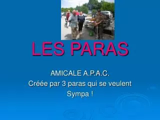 les paras