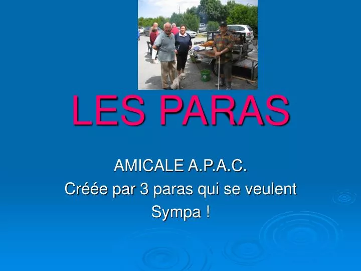 les paras