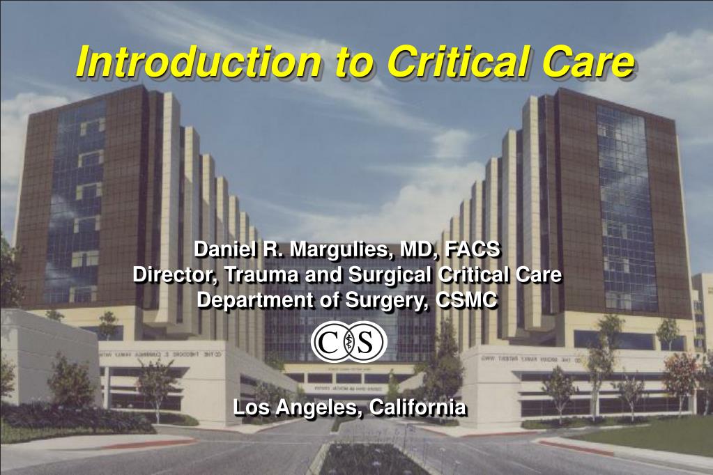 PPT - Introduction to Critical Care PowerPoint Presentation, free ...