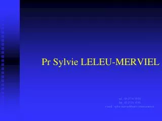 pr sylvie leleu merviel