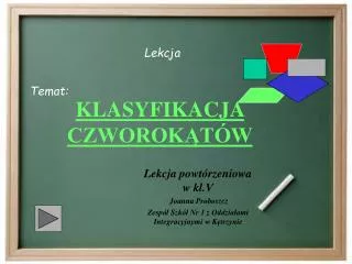 klasyfikacja czworok t w