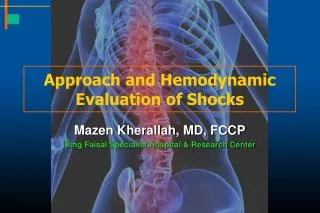 Approach and Hemodynamic Evaluation of Shocks