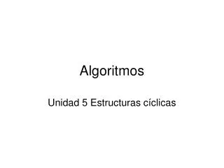algoritmos