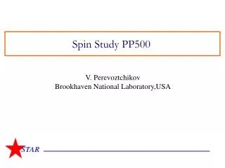 Spin Study PP500