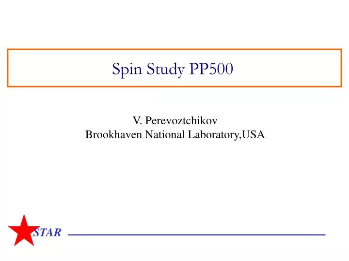 spin study pp500