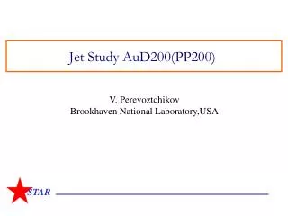 Jet Study AuD200(PP200)