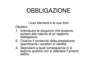 obbligazione