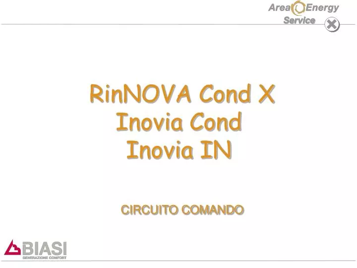 rinnova cond x inovia cond inovia in circuito comando