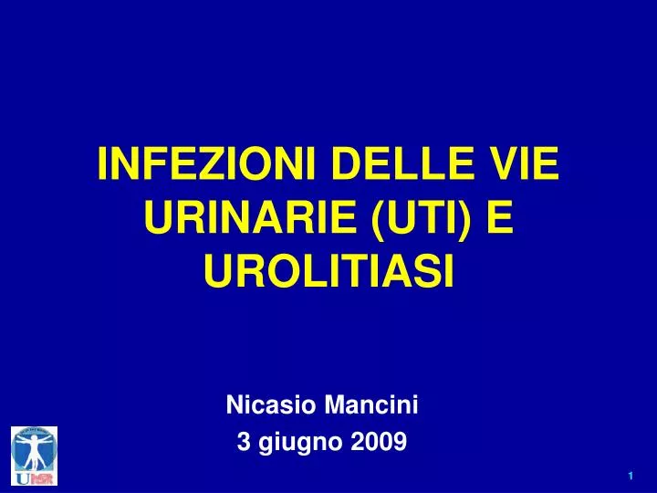 infezioni delle vie urinarie uti e urolitiasi