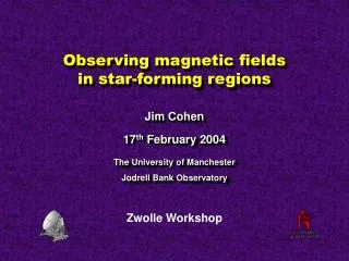 Observing magnetic fields in star-forming regions