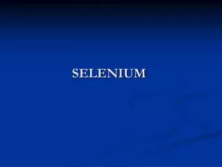 selenium