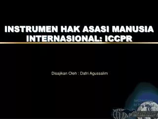 instrumen hak asasi manusia internasional iccpr