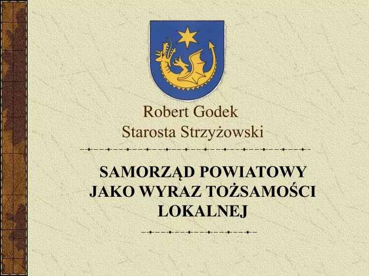 robert godek starosta strzy owski