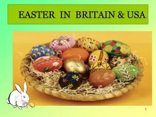EASTER IN BRITAIN &amp; USA