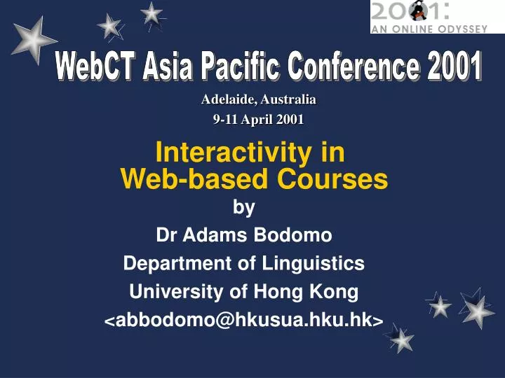 interactivity in web based courses