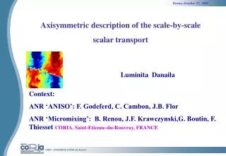 Axisymmetric description of the scale-by-scale scalar transport