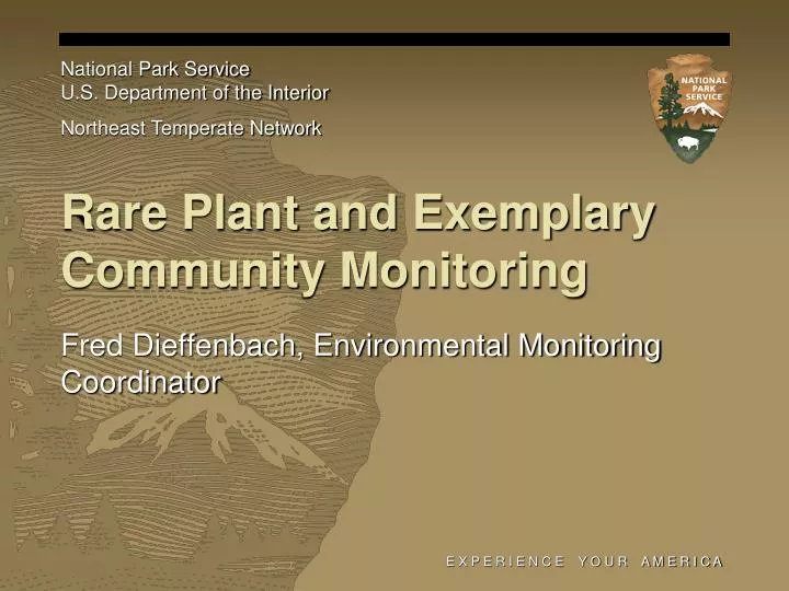 rare plant and exemplary community monitoring