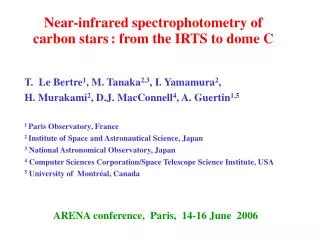 Near-infrared spectrophotometry of carbon stars : from the IRTS to dome C
